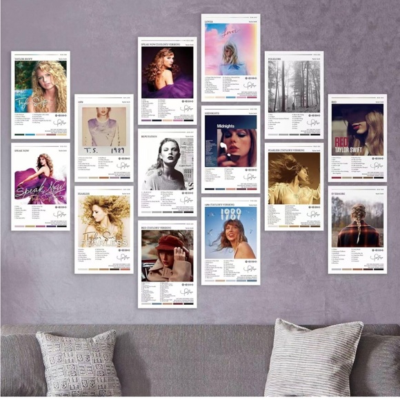 Taylor Swift Bundle Includes Wall Tapestry, Collage Kit & Makeup Bag New Product - Picture 4 of 9